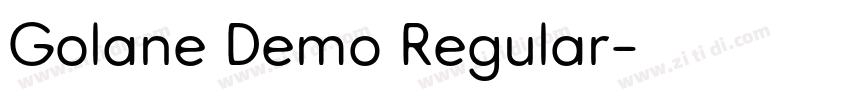 Golane Demo Regular字体转换